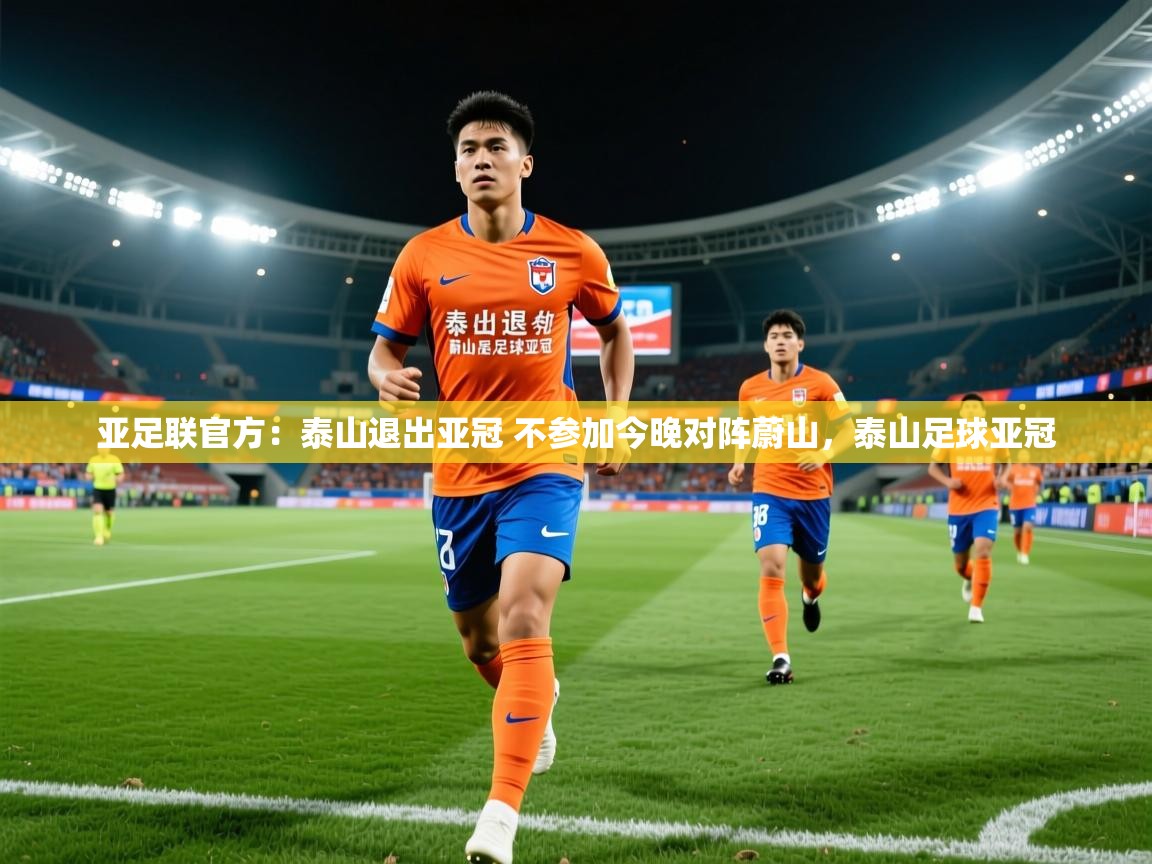 2025华体会体育网站赞助皇马亚足联官方：泰山退出亚冠 不参加今晚对阵蔚山，泰山足球亚冠